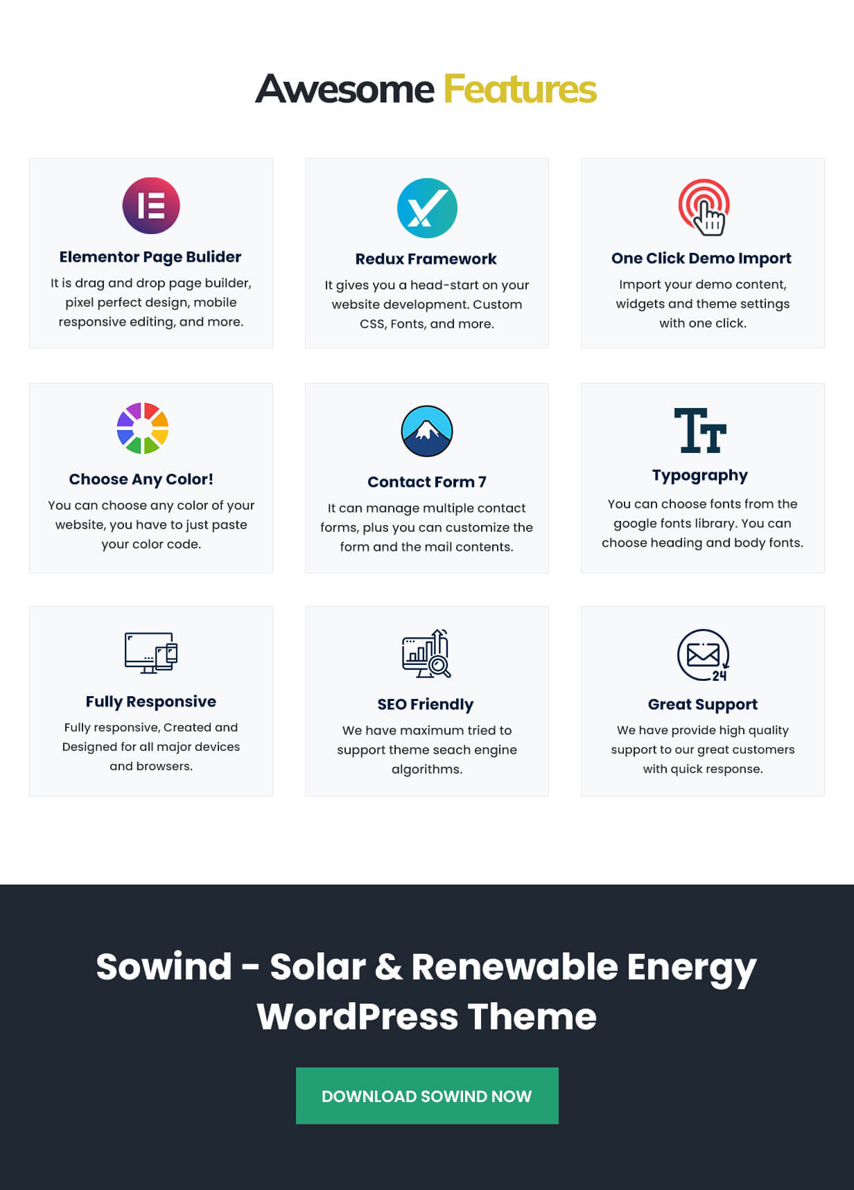 Solar & Renewable Energy WordPress Theme